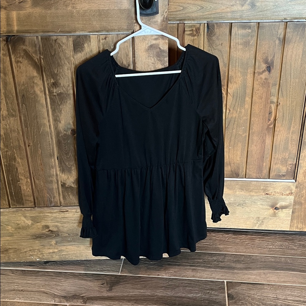 Black Long Sleeve Blouse